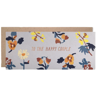 To The Happy Couple Laura Print Wedding Card