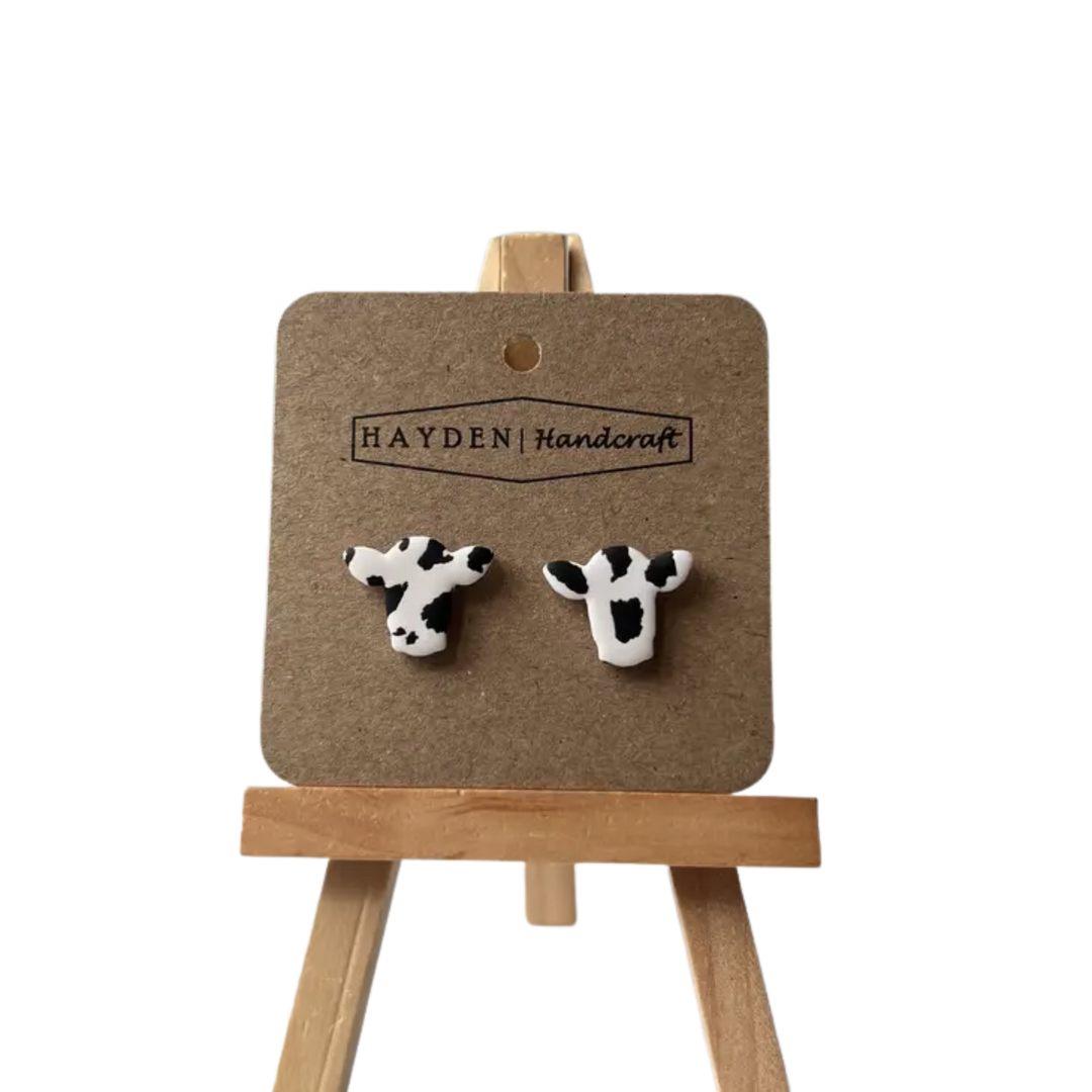 Cow Head Stud earrings