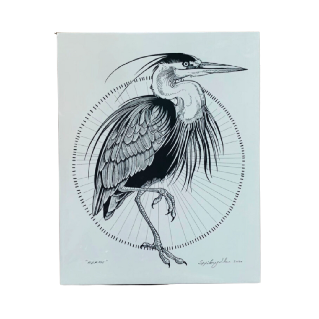 Heron Print 8"x10"