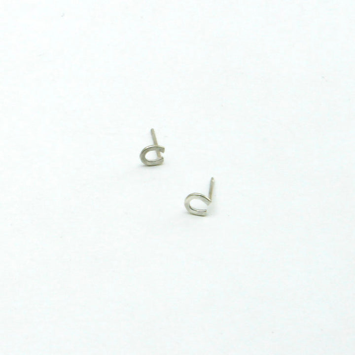 Horse shoe Post Earring