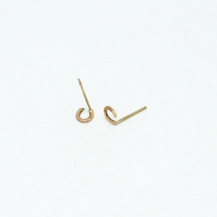 Horse shoe Post Earring