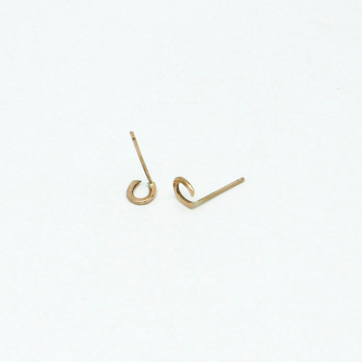 Horse shoe Post Earring