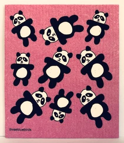 Panda Swedish Dishcloth