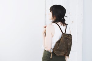 Waxed Canvas Cinched Backpack