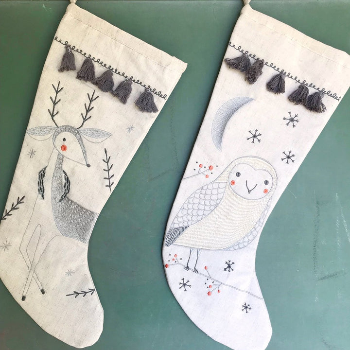 Owl Merriment Stocking
