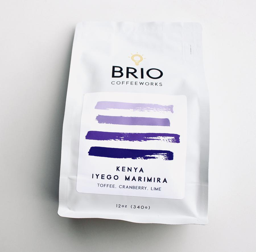 Kenya Iyego Marimira Whole Bean Coffee