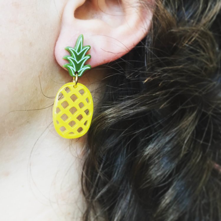 Pineapple Earrings - Small