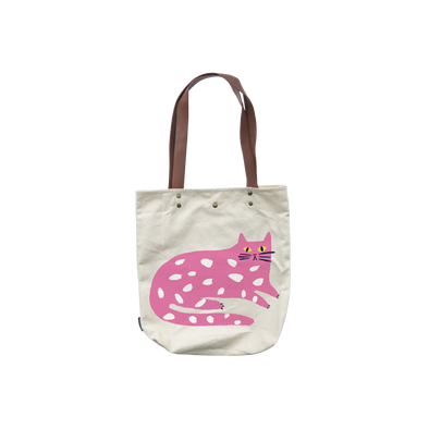 Spotted Kitty Tote