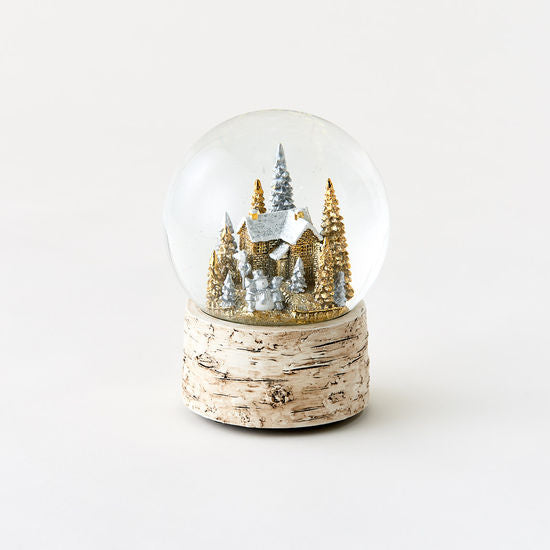 Cottage in Forest Water Globe
