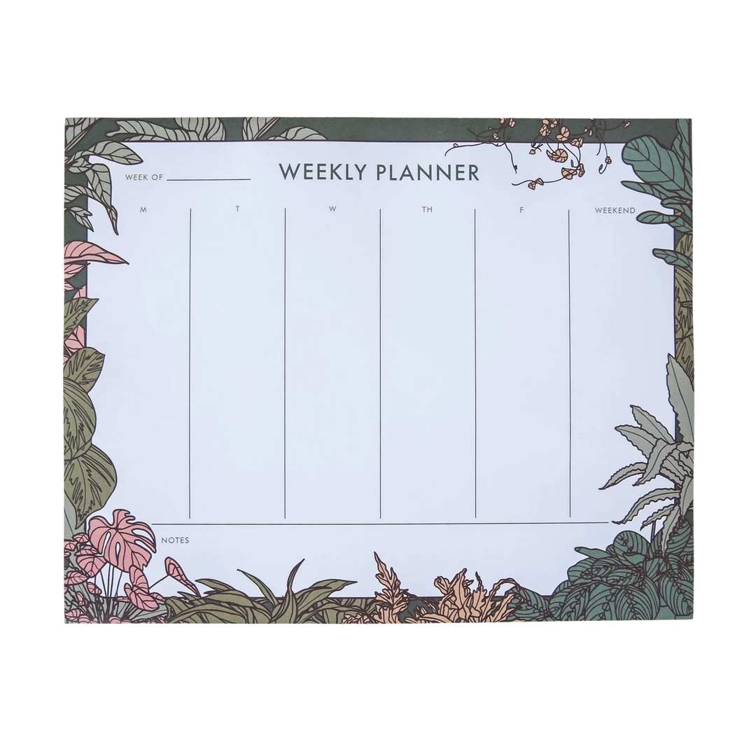 Tropical Plants Weekly Planner