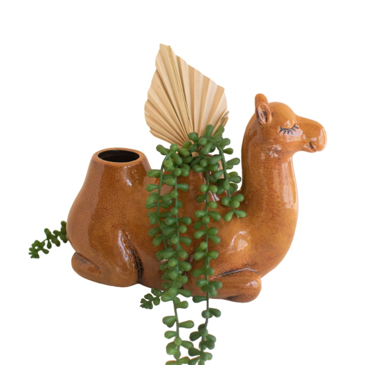 Ceramic Camel Planter
