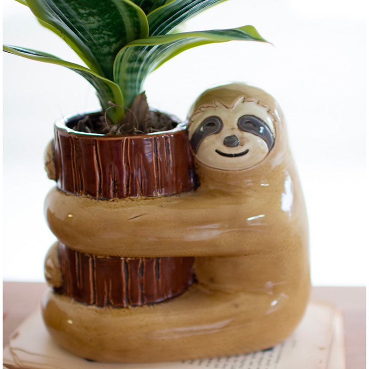 Ceramic Sloth Planters
