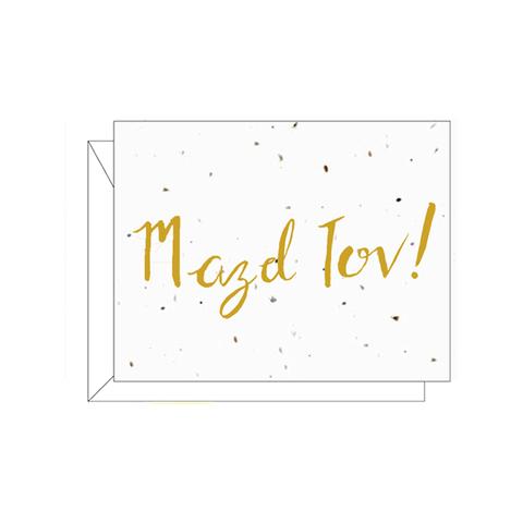Mazel Tov! Plantable Greeting Card