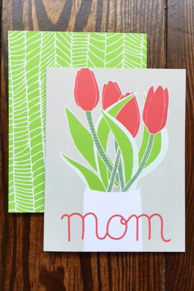 Mom Tulip  Greeting Card