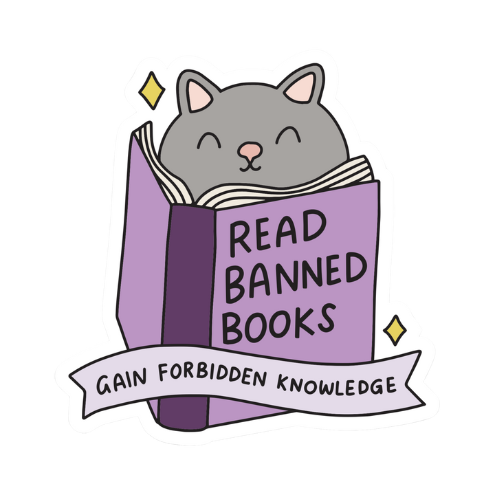 Read Banned Books Gain Forbidden Knowledge Magnetic Book Mark