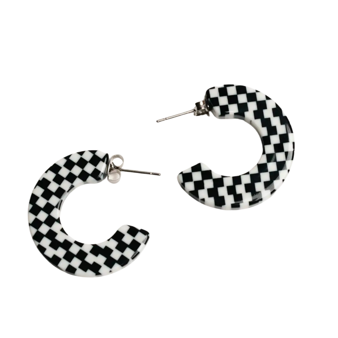 Ray Hoop Earrings