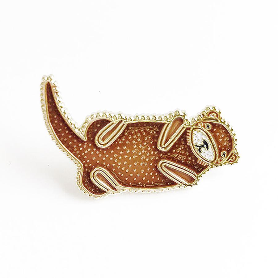 Otter Enamel Pin