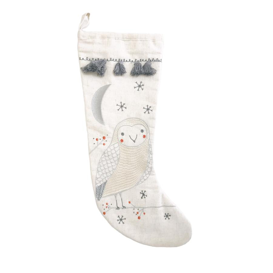 Owl Merriment Stocking