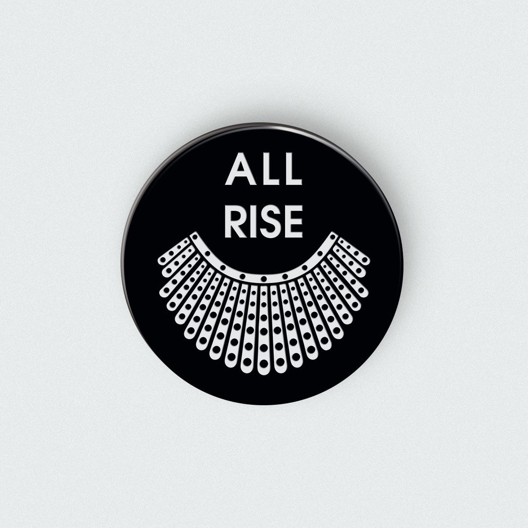 All Rise Collar RBG Enamel Pin