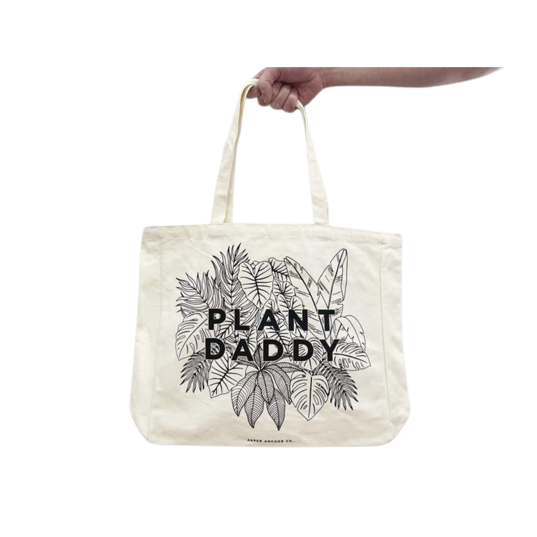 Plant Daddy Canvas Tote Bag