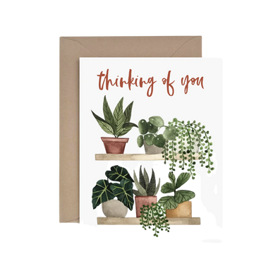Thinking of You Plant Shelf Card