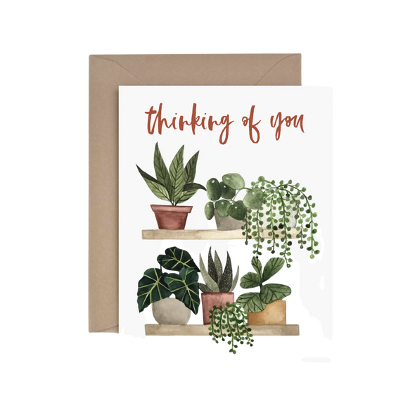 Thinking of You Plant Shelf Card