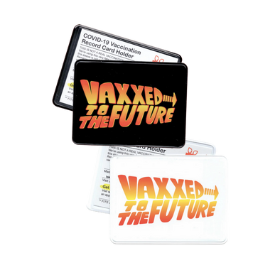 Vaxxed to the Future Vaccination Card Holder