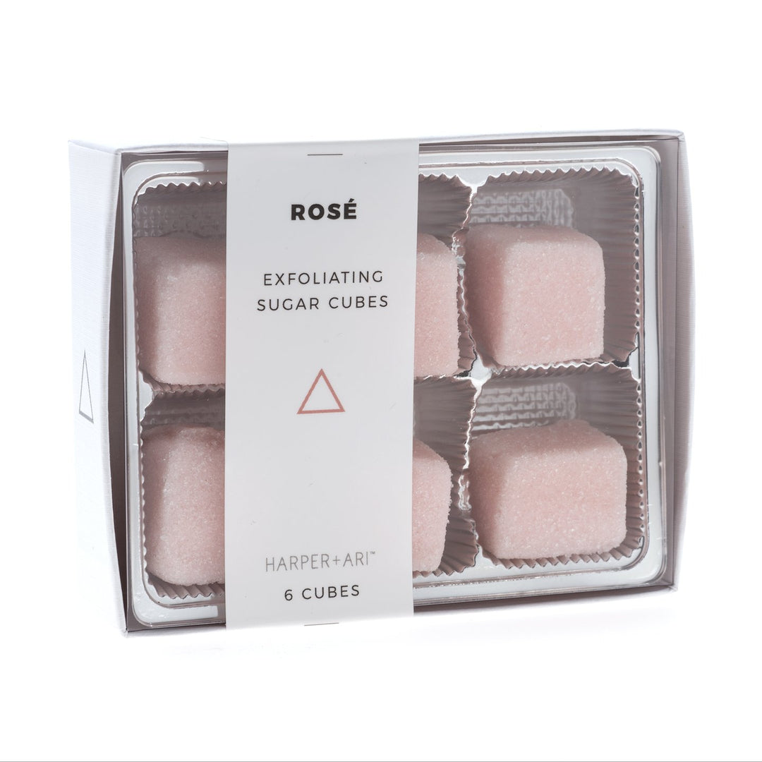 Exfoliating Sugar Cubes - Rose - Gift Box