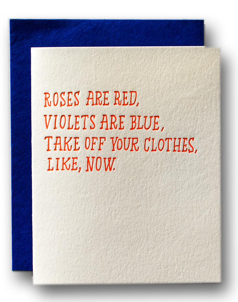 Roses Are Red... Card