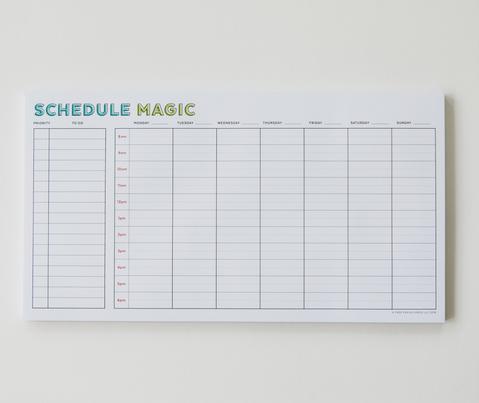 Schedule Magic Notepad
