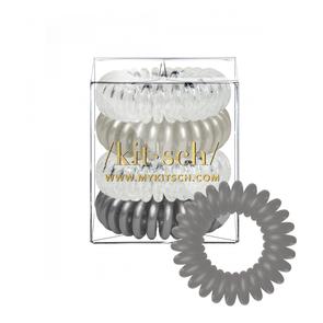 Charcoal Hair Coils- Set of 4