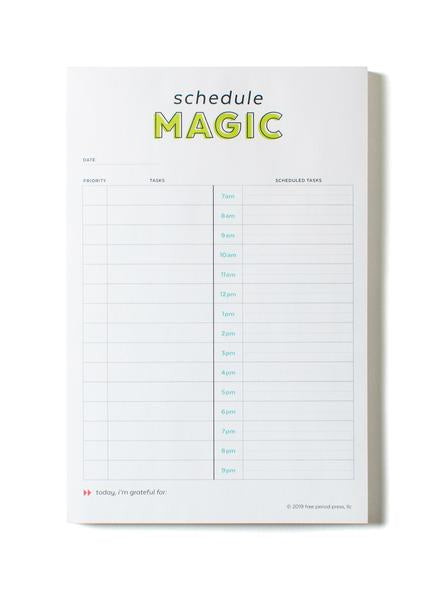 Daily Schedule Magic To-Do List Planner Notepad