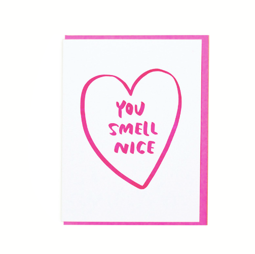 Smell Nice Greeting Card