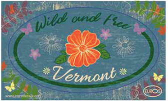 Vermont Wild and Free Postcard And Sticker