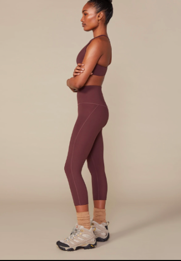 Compressive High-Rise Legging in Cocoa