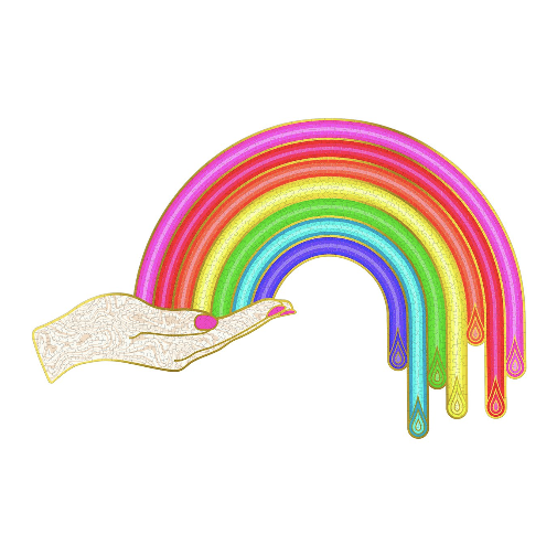 Rainbow Hand Puzzle