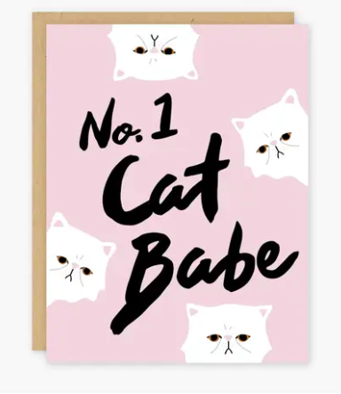 No. 1 Cat Babe Card