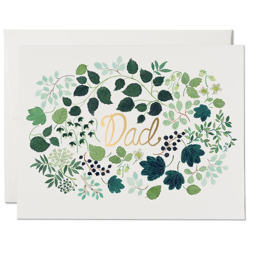 Green Floral Burst Father's Day