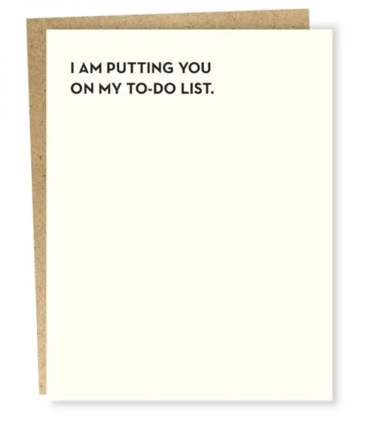 To Do List Card