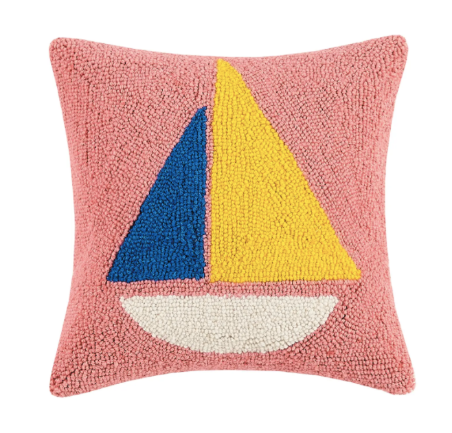 Sailboat Hook Pillow