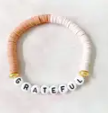 Grateful Word Bracelet