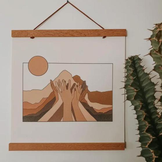Move Mountains Art Print