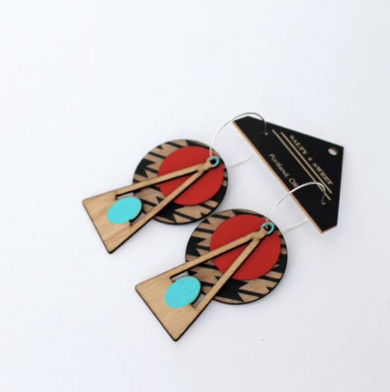 Deco Earrings in Southwestern