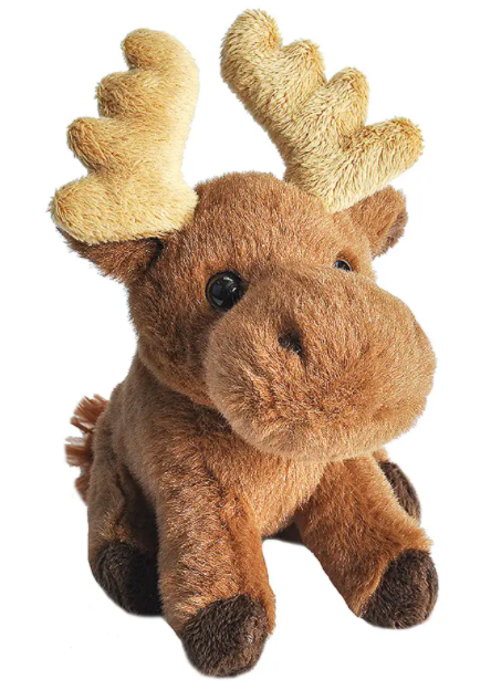 Tiny Moose Stuffed Animal