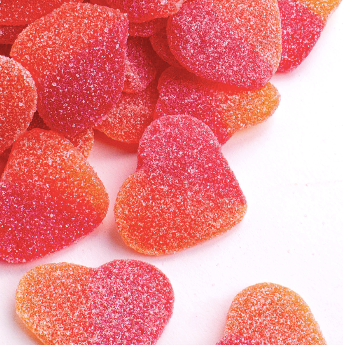 Peach Heart Gummies