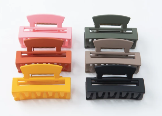 Matte Negative Space Hair Clips