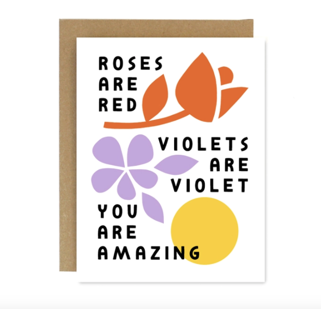 Roses Are Red Card