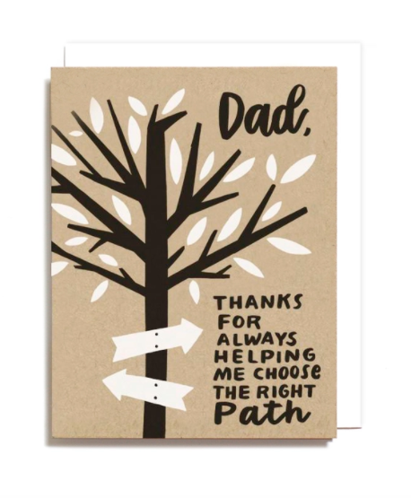 Dad "Right Path" Card