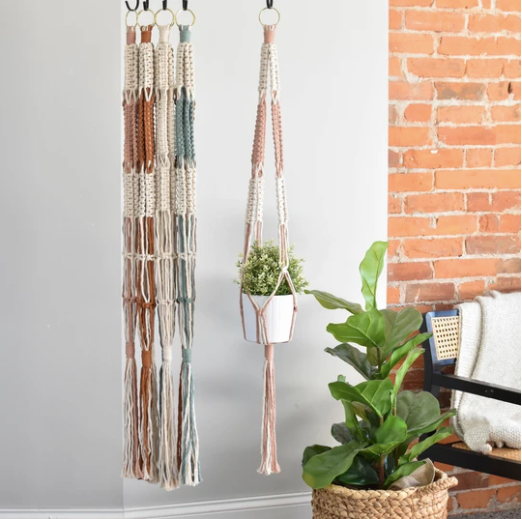 Handmade "Ashley" Macrame Plant Hanger