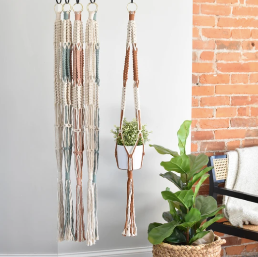 Handmade "Ashley" Macrame Plant Hanger